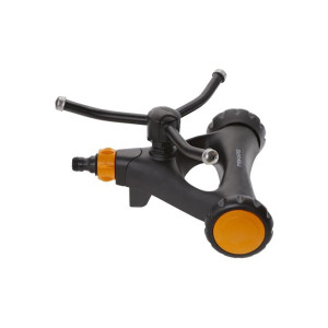 Aspersor rotativ metalic Fiskars, cu roti