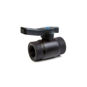 Robinet plastic cu bila metalica, filet interior-interior