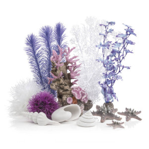 Set de decor acvarii 30 litri biOrb Pink Ocean