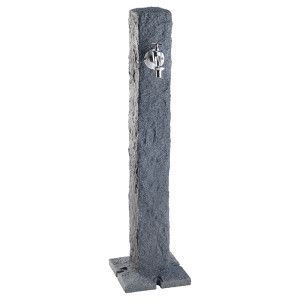 Cismea apa tip stalp cu robinet Granite, culoare granit inchis 