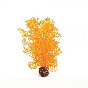 Decoratiune planta marina portocalie mica, Biorb