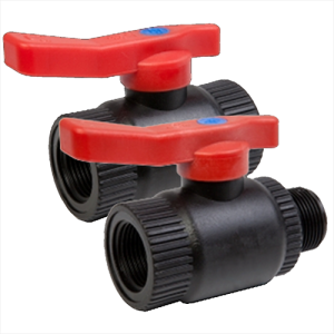 Robinet plastic cu bila metalica, filet interior-exterior